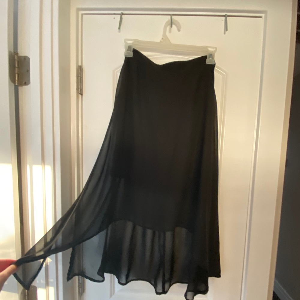 Black Flowy Skirt